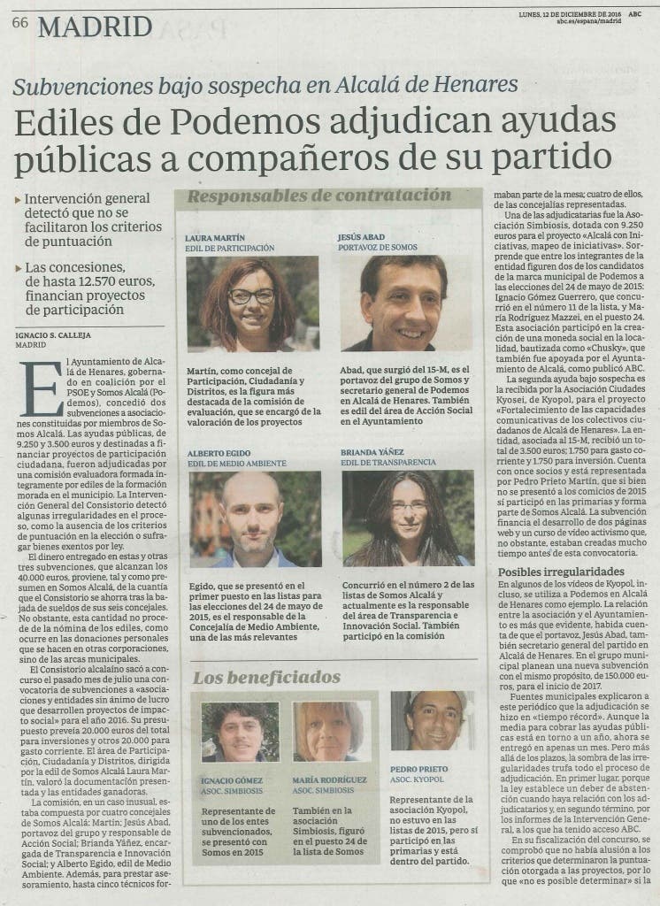 Información publicada por el diario ABC. 