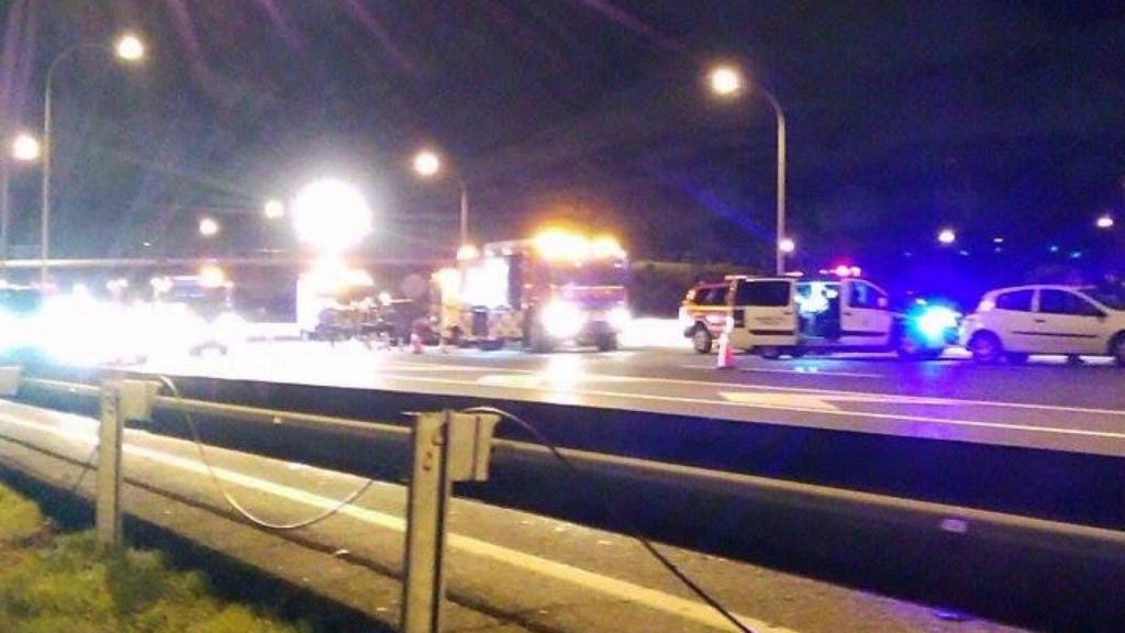 Imagen del accidente tomada por un lector (MiraCorredor.tv). 