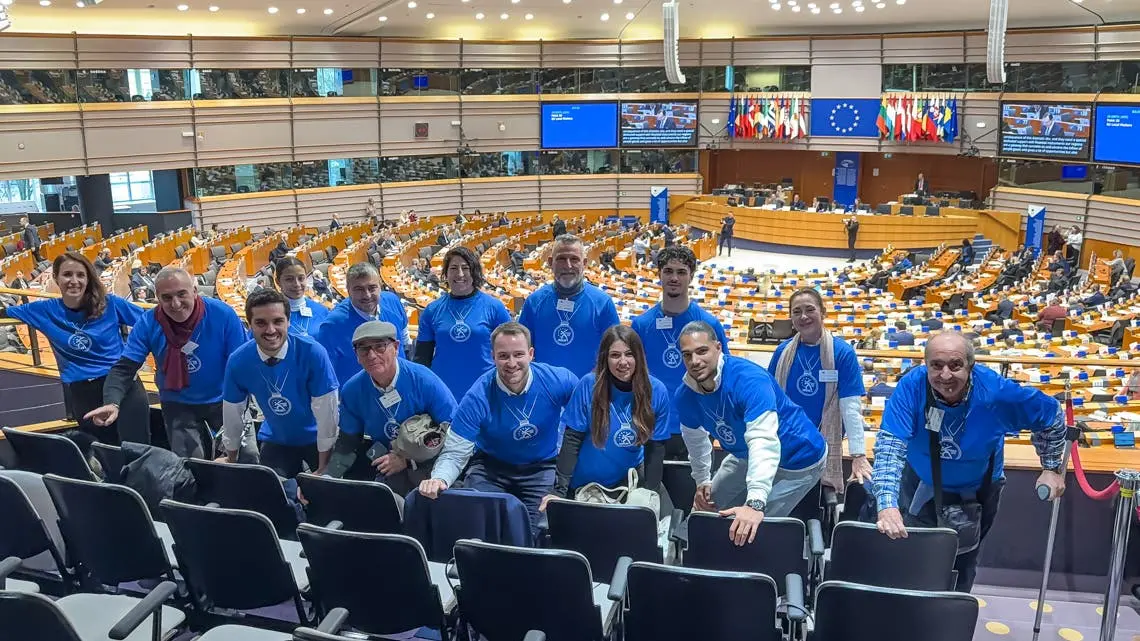 Representantes de Torrej&oacute;n de Ardoz recogen el t&iacute;tulo de Ciudad Europea del Deporte 2026 en Bruselas.