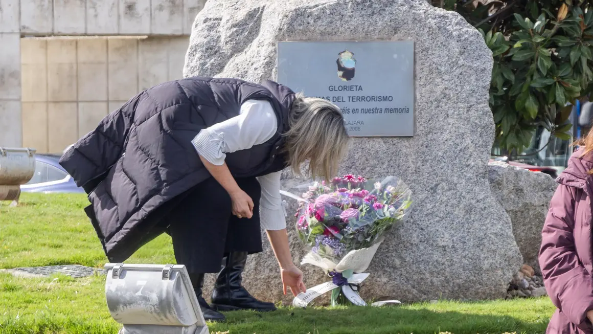 La alcaldesa de Guadalajara, Ana Guarinos, en el homenaje. AYUNTAMIENTO DE GUADALAJARA