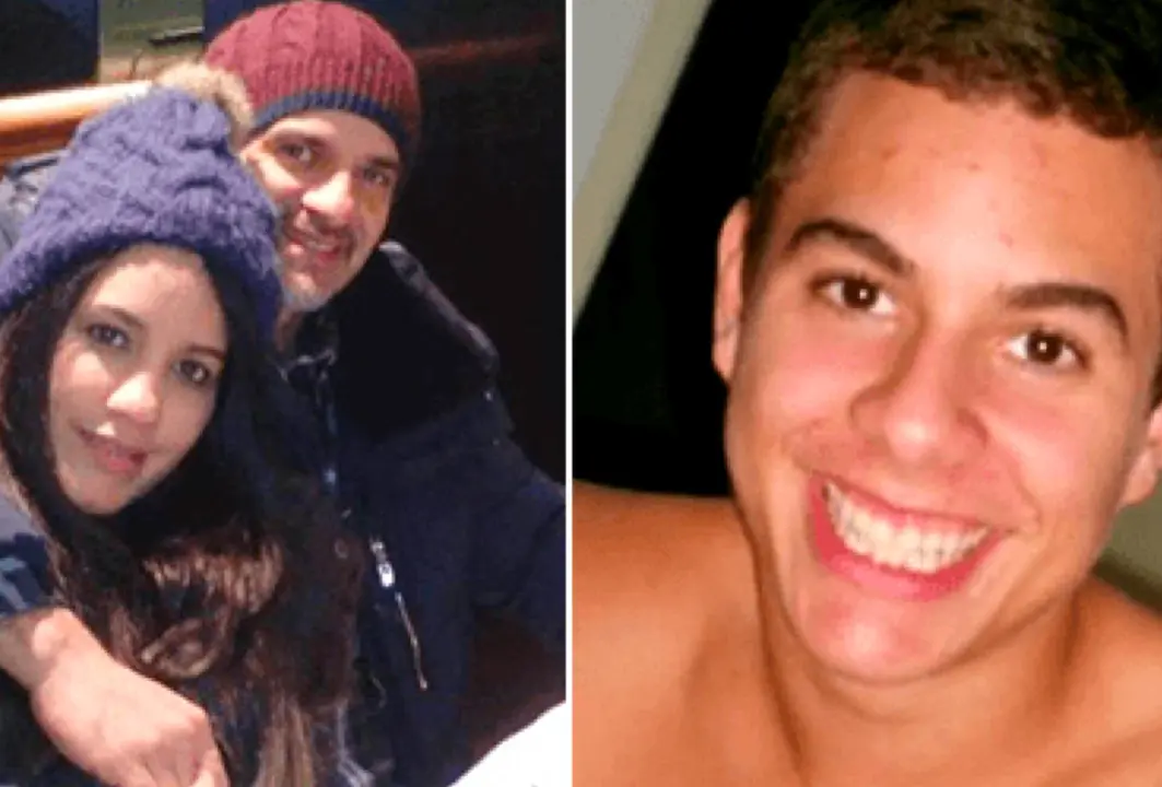 El matrimonio asesinado y el asesino.