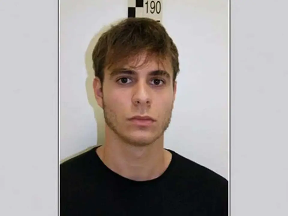 El asesino cuando fue detenido.