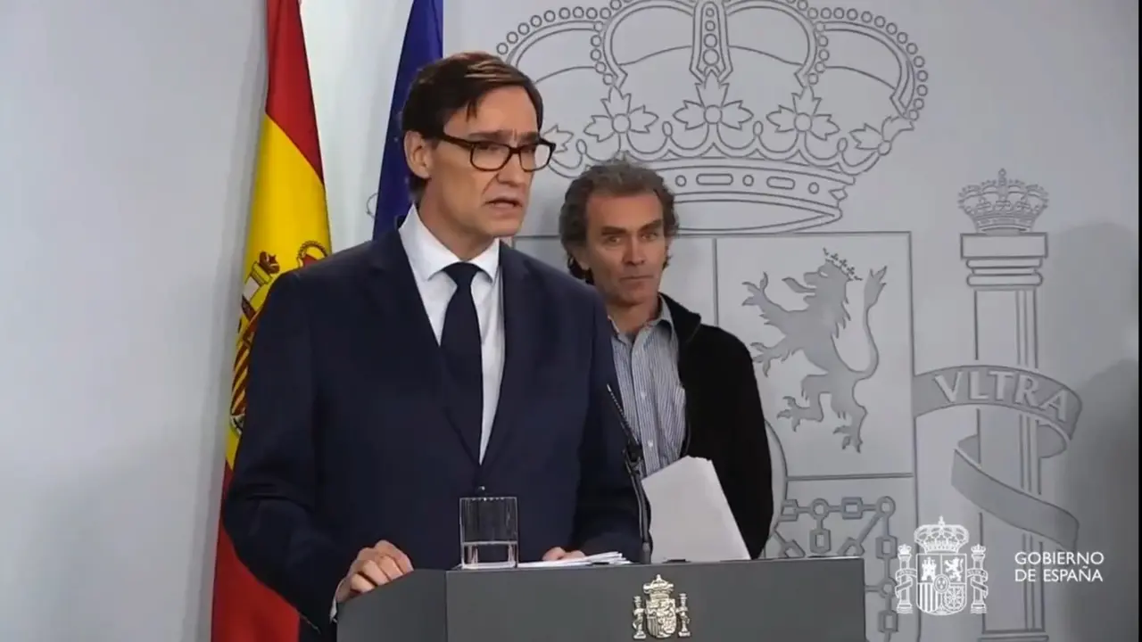 El ministro Illa y Fernando Sim&oacute;n.