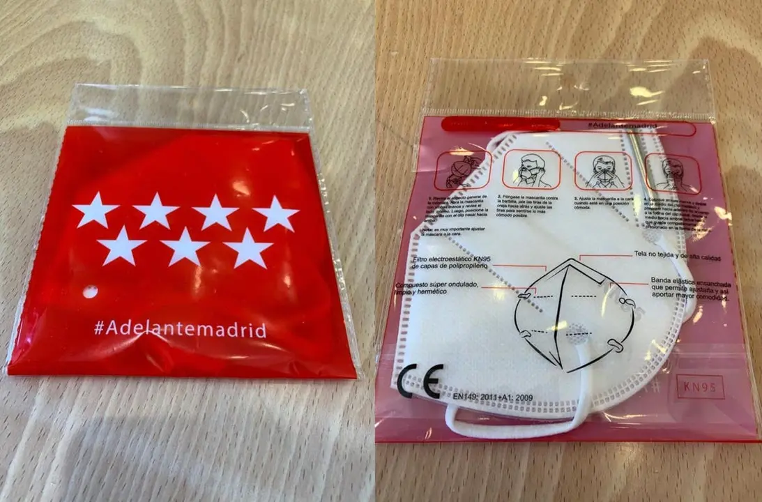 Mascarillas que repartir&aacute;n las farmacias.