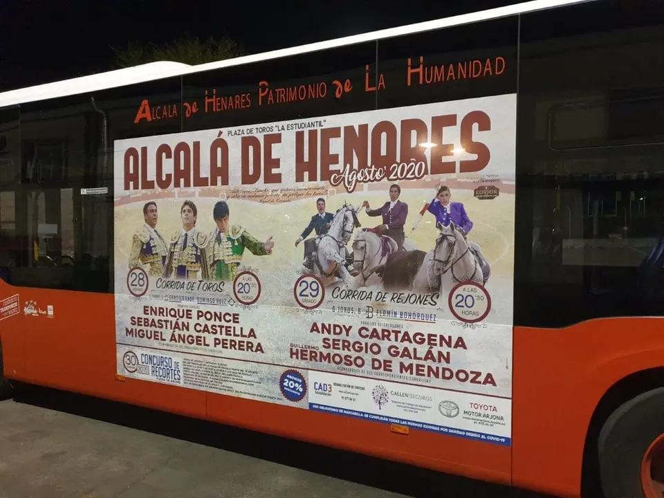 Cartel de la primera Feria Taurina desde 2015. 