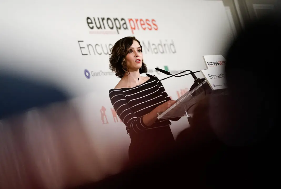D&Iacute;AZ AYUSO PROTAGONIZA ENCUENTRO MADRID, EVENTO INFORMATIVO
ORGANIZADO POR EUROPA PRESS