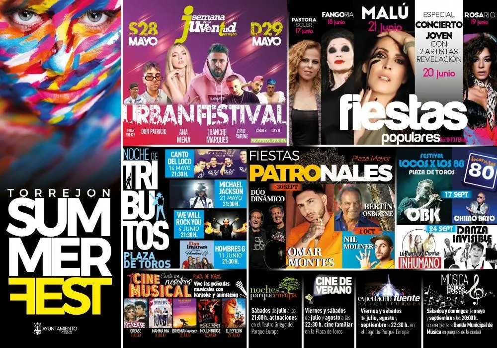 Cartel del Torrej&oacute;n Summer Fest 2022. 