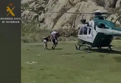23/05/2022 La Guardia Civil rescata en helic&oacute;ptero a un chico tras lesionarse en el tobillo en La Pedriza (Madrid)
POLITICA ESPA&Ntilde;A EUROPA MADRID SOCIEDAD
GUARDIA CIVIL