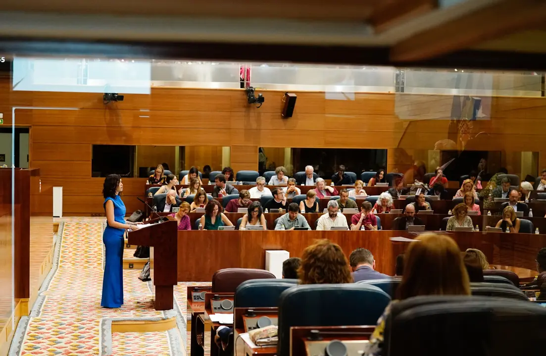 DIAZ AYUSO INTERVIENE EN LA PRIMERA JORNADA DEL DEBATE DEL ESTADO DE LA REGI&Oacute;N