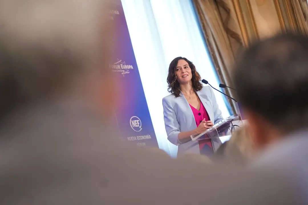 D&Iacute;AZ AYUSO PARTICIPA EN BARCELONA EN UN DESAYUNO INFORMATIVO