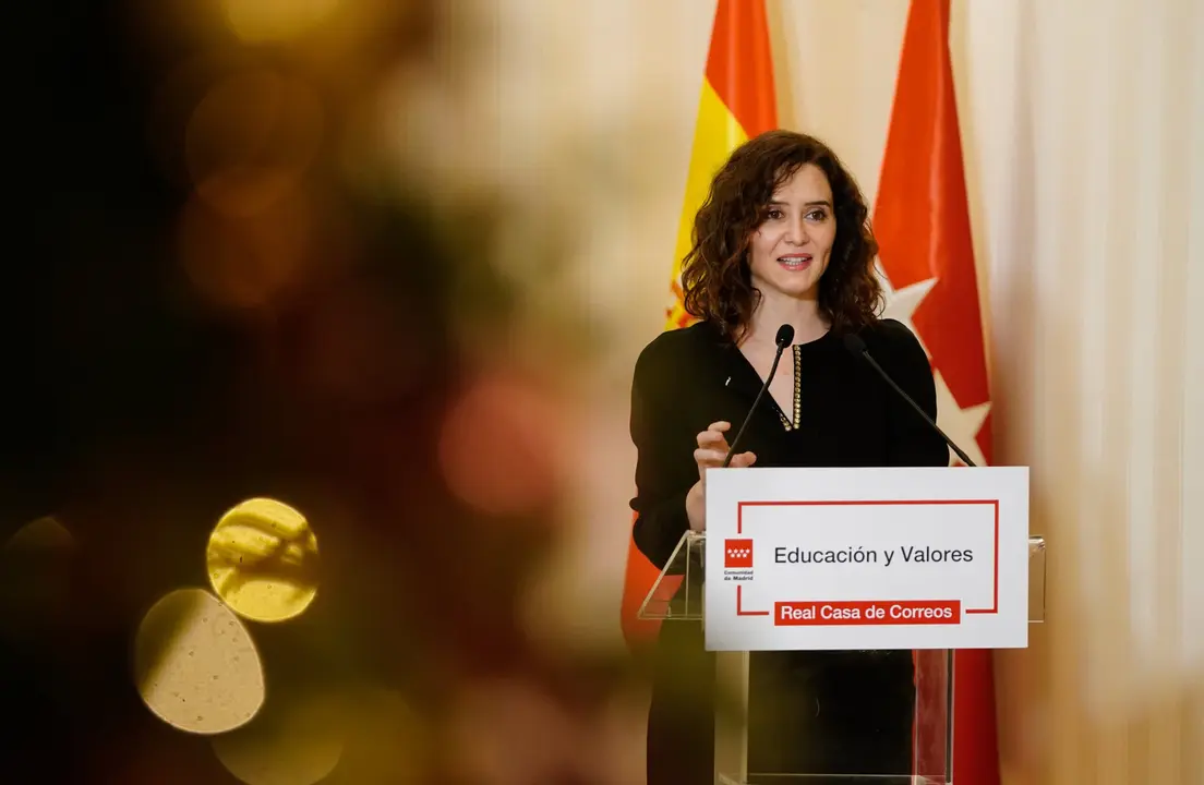 D&Iacute;AZ AYUSO RECIBE EL PREMIO PUPITRE DE ORO 2022