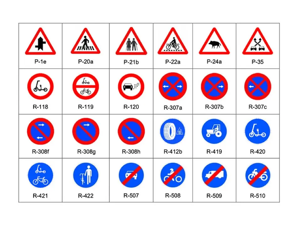 Estas son algunas de las nuevas se&ntilde;ales (DGT).