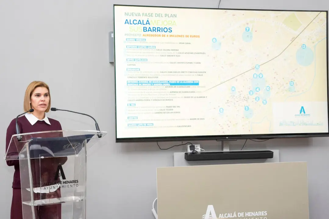 El Ayuntamiento de Alcal&aacute; de Henares presenta un plan de renovaci&oacute;n de calles y barrios.