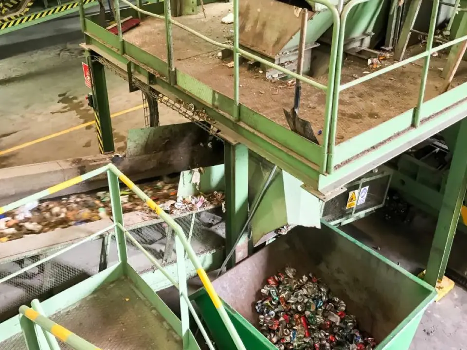 Instalaci&oacute;n de reciclaje en Loeches, parte de la Mancomunidad del Este.