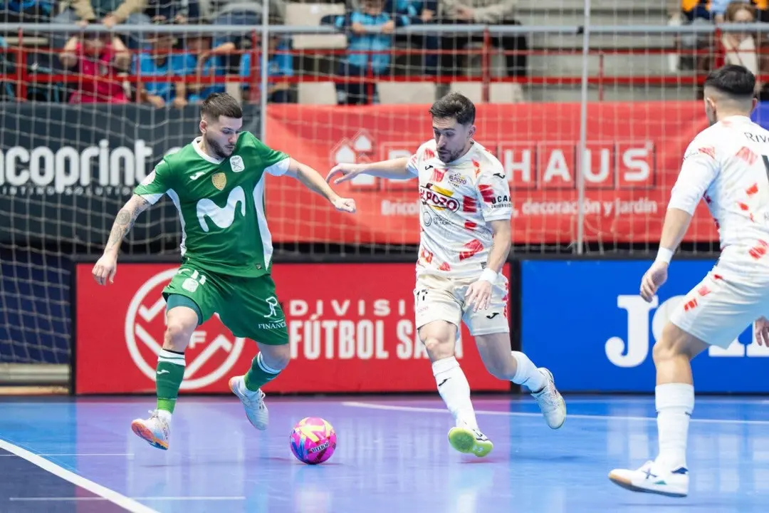 Un emocionante empate a tres goles en el Cl&aacute;sico del f&uacute;tbol sala espa&ntilde;ol.