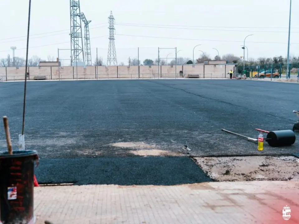 El Polideportivo Justo G&oacute;mez Salto est&aacute; en proceso de reparaci&oacute;n tras las inundaciones.