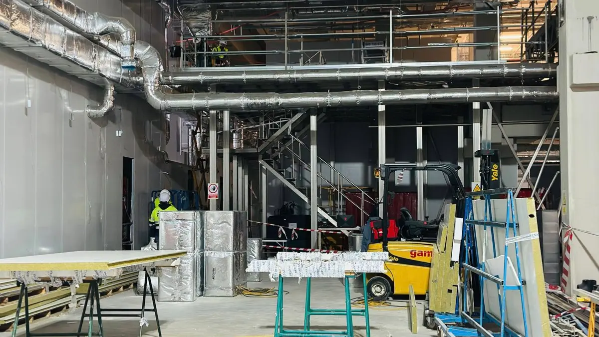 Obras de la nueva planta farmac&eacute;utica de Cloverty. AYTO. DE ARGANDA