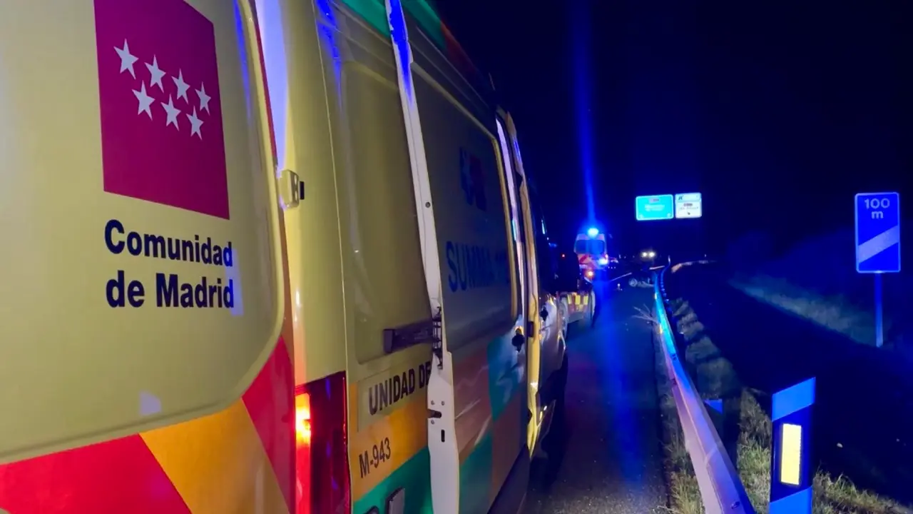 Accidente en la M-509 a la altura de Majadahonda con un motorista herido grave. 112 COMUNIDAD DE MADRID