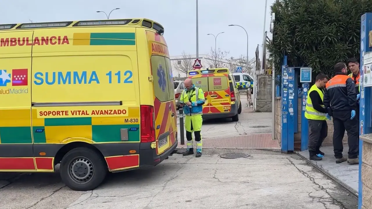 Intervenci&oacute;n del SUMMA en el suceso de Alcobendas. 112 COMUNIDAD DE MADRID