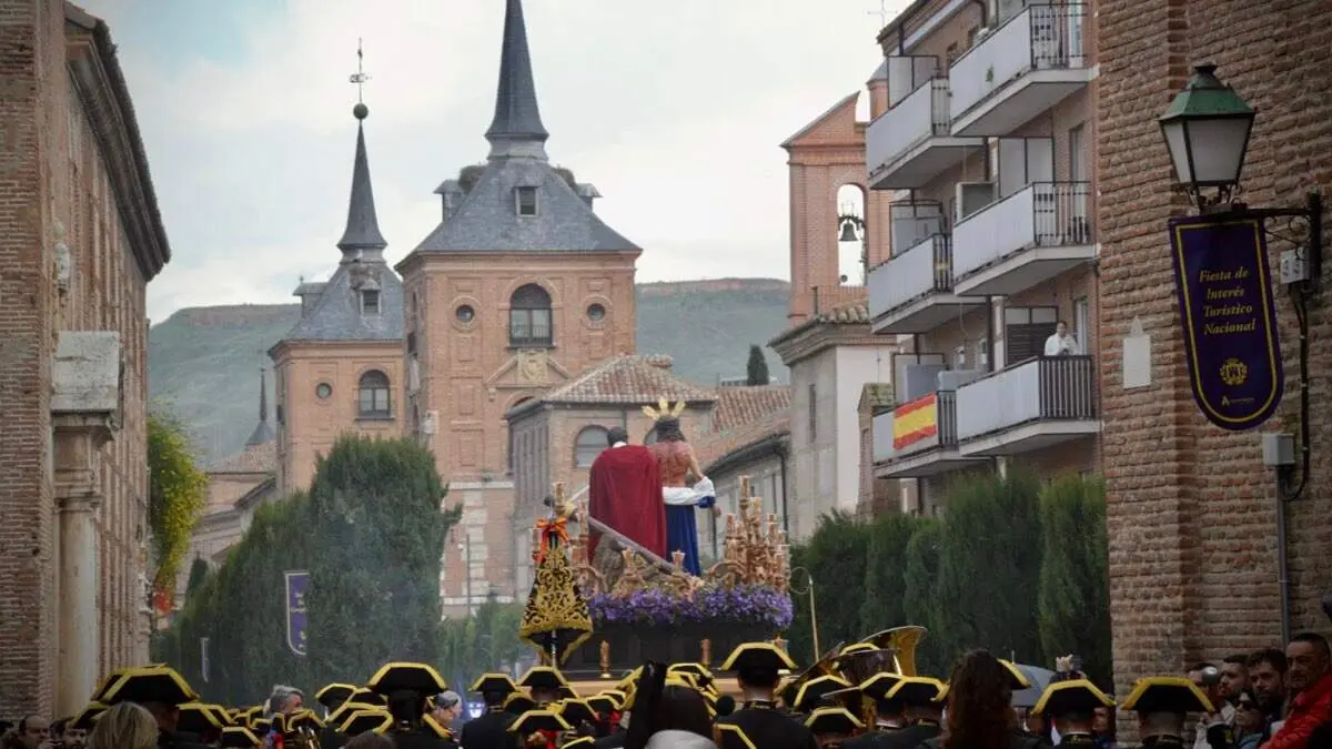 Procesi&oacute;n del Domingo de Ramos por la tarde en la Semana Santa de 2025. AYUNTAMIENTO DE ALCAL&Aacute; DE HENARES