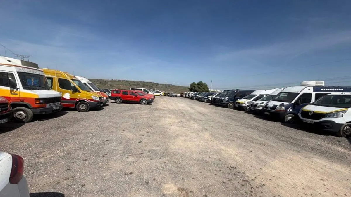 Veh&iacute;culos en exposici&oacute;n para la subasta municipal. AYUNTAMIENTO DE MADRID