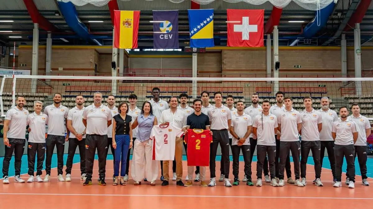 Presentaci&oacute;n de la Liga Europea de Voleibol en el Pabell&oacute;n Jorge Garbajosa de Torrej&oacute;n de Ardoz. AYUNTAMIENTO DE TORREJ&Oacute;N DE ARDOZ.
