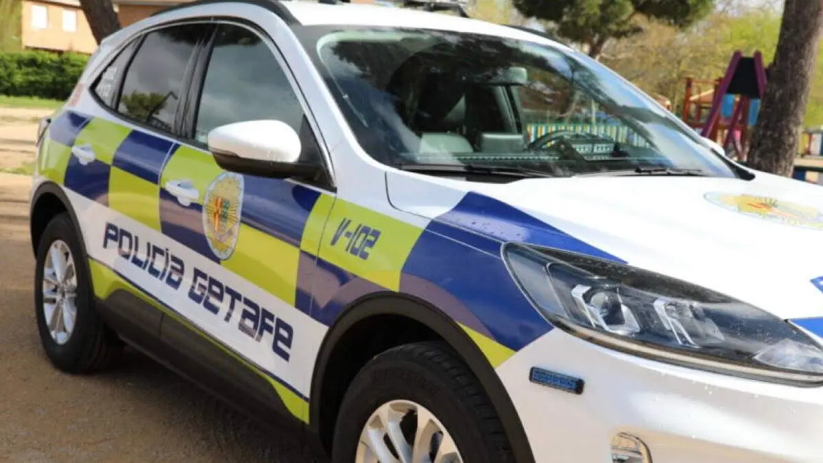 Veh&iacute;culo de la Polic&iacute;a Local de Getafe. AYTO. DE GETAFE