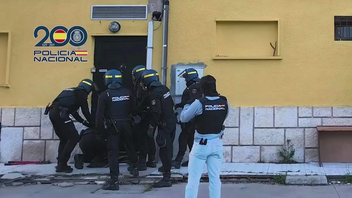 Imagen de la operaci&oacute;n. POLIC&Iacute;A NACIONAL