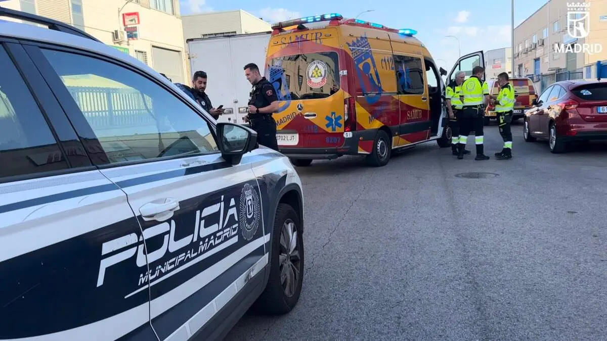 Imagen del suceso. EMERGENCIAS MADRID