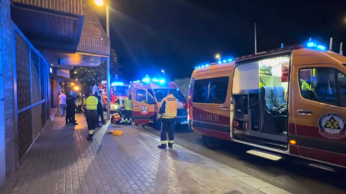 Imagen del suceso. EMERGENCIAS MADRID