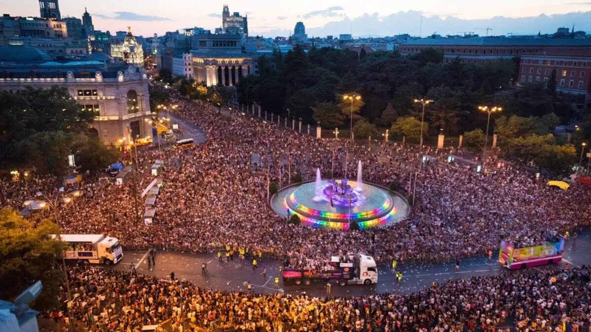 Imagen de archivo de la manifestaci&oacute;n del Orgullo de Madrid. MADO