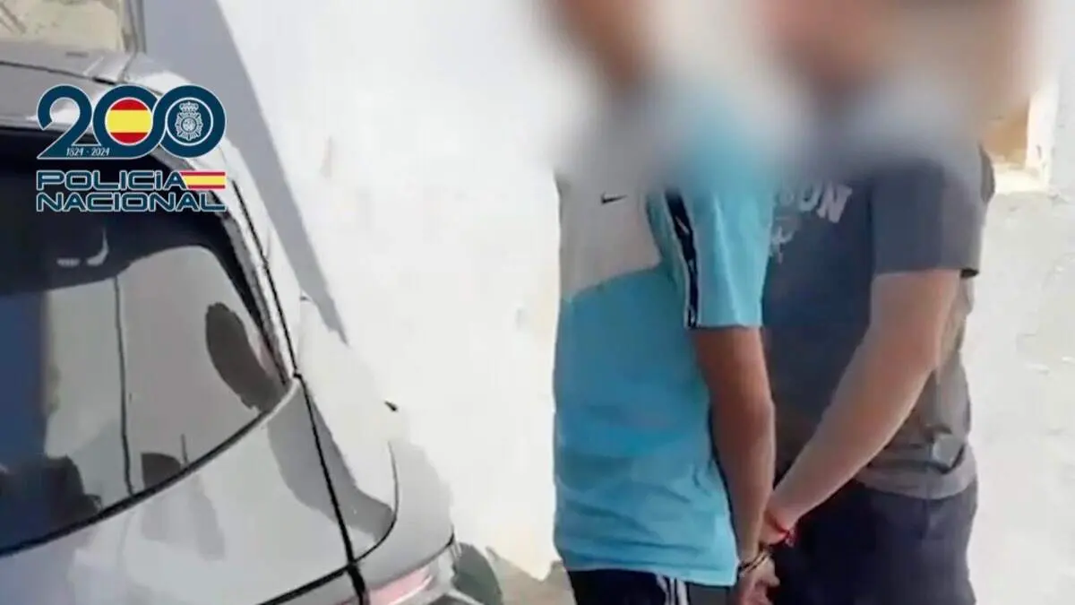 Uno de los detenidos por la Polic&iacute;a Nacional. POLIC&Iacute;A NACIONAL