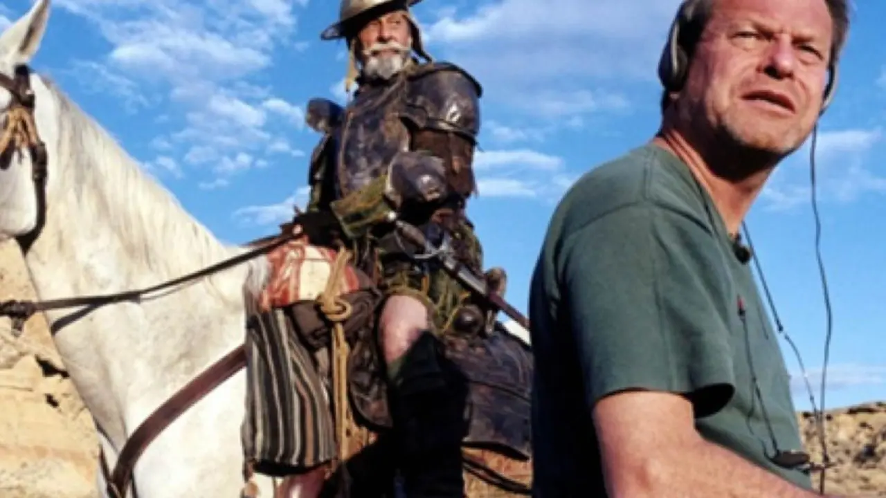 Terry Gilliam en una secuencia del documental Lost in La Mancha, en el que se cuenta el fracaso del rodaje que ha intentado llevar a cabo desde los a&ntilde;os 90