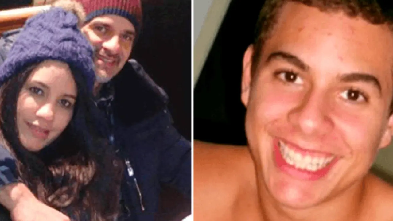 El matrimonio asesinado y el asesino.