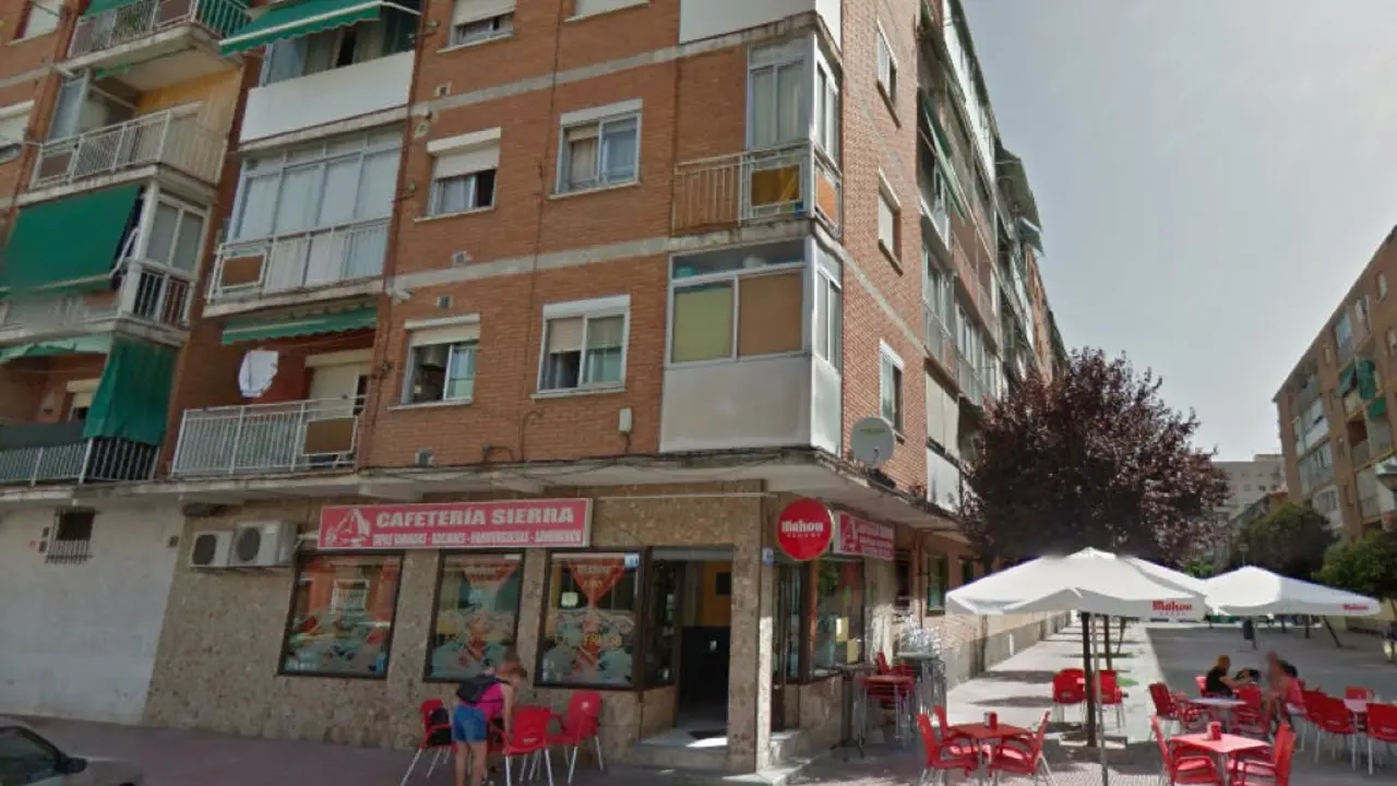 La terraza desde donde los testigos presenciaron los hechos (Google Maps).