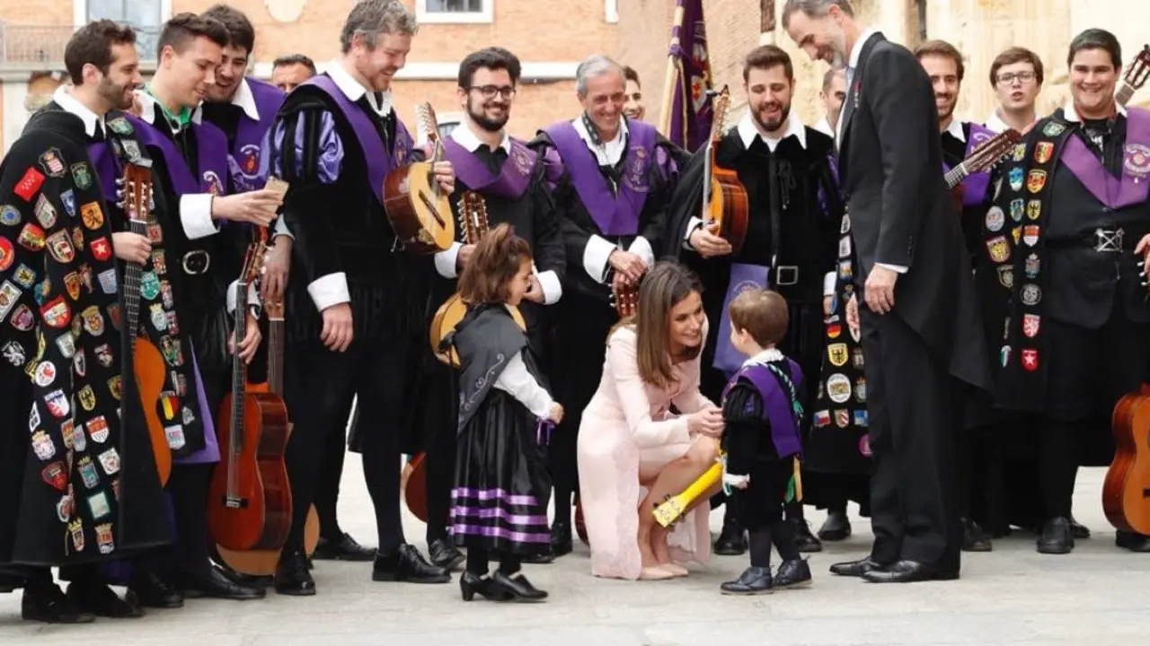 Los Reyes durante su visita a la ciudad en 2018.