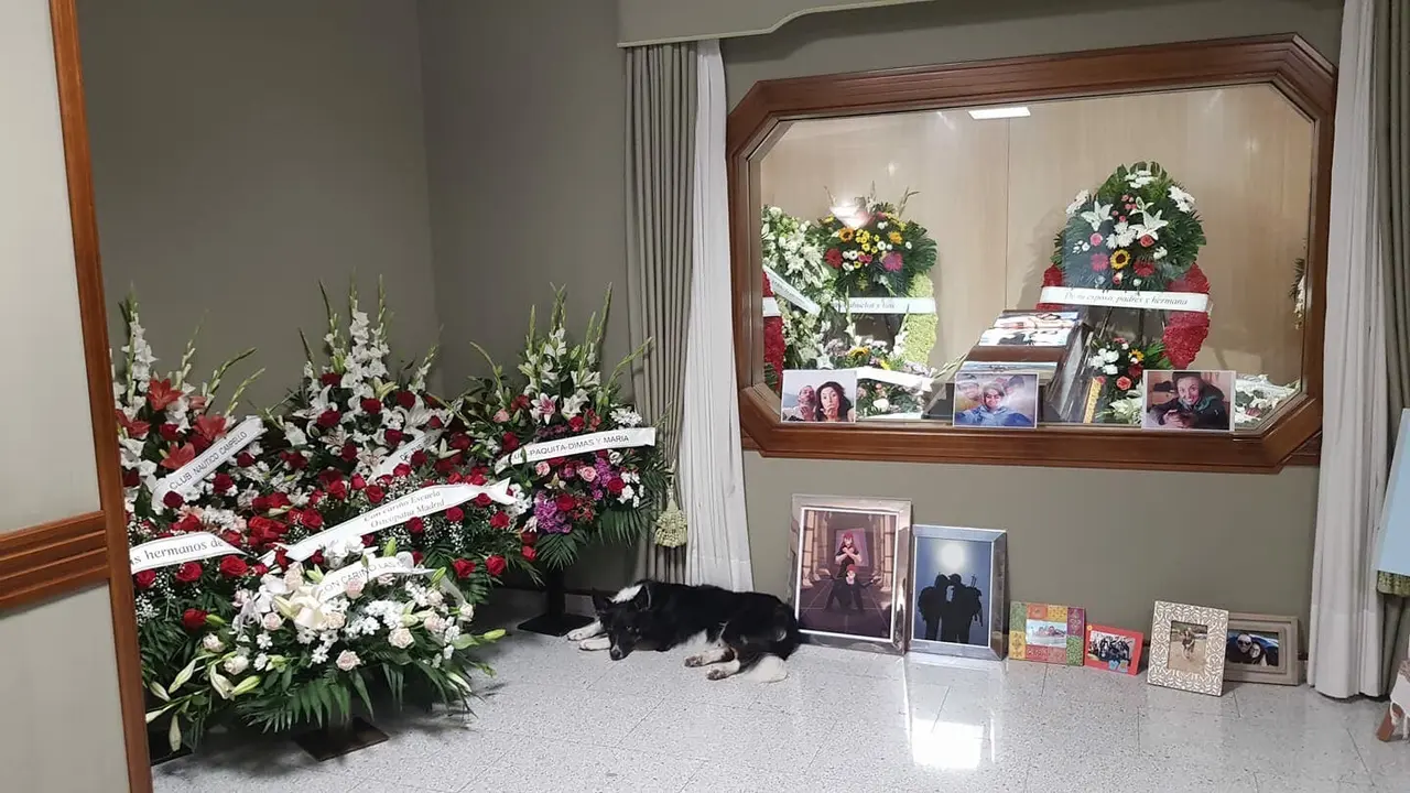 Imagen del velatorio.