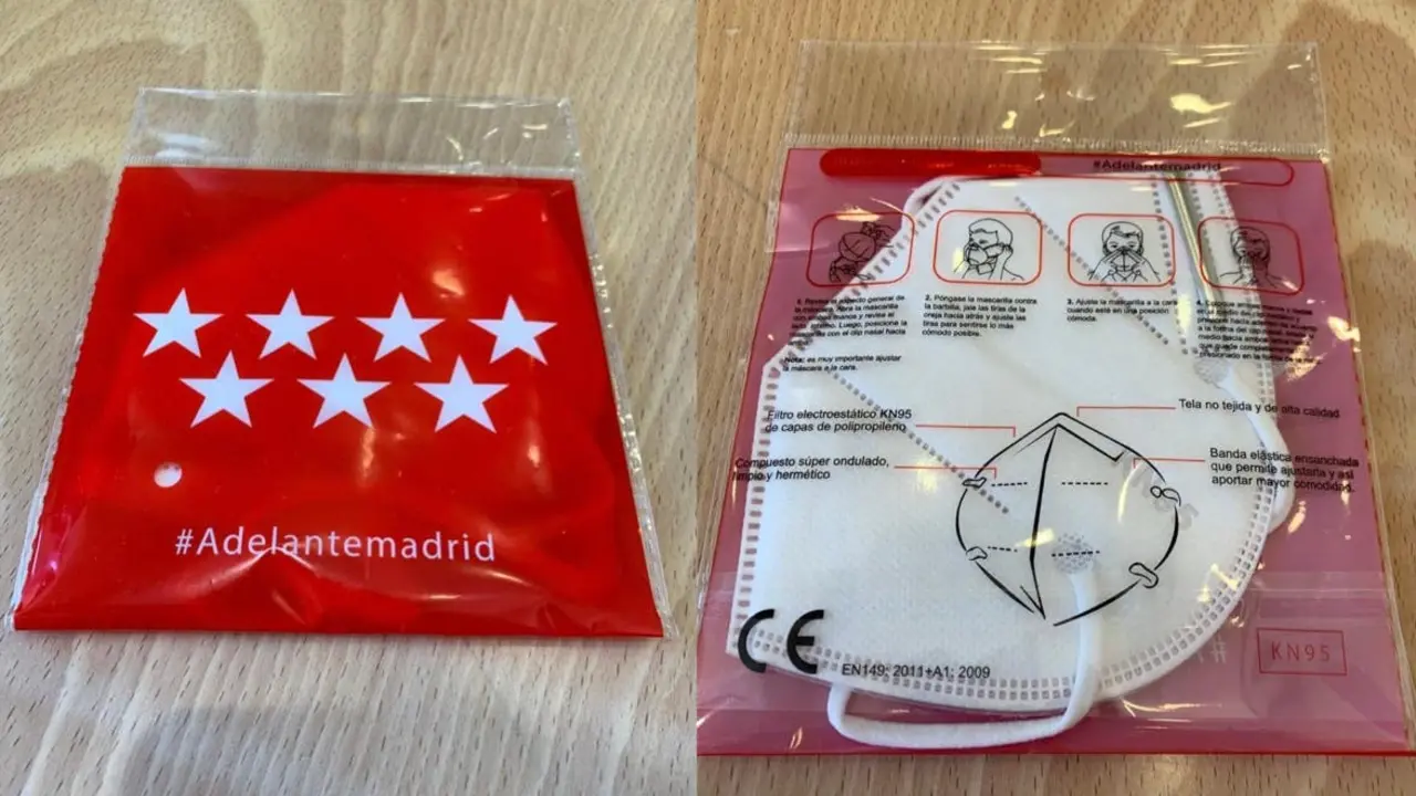 Mascarillas que repartir&aacute;n las farmacias.