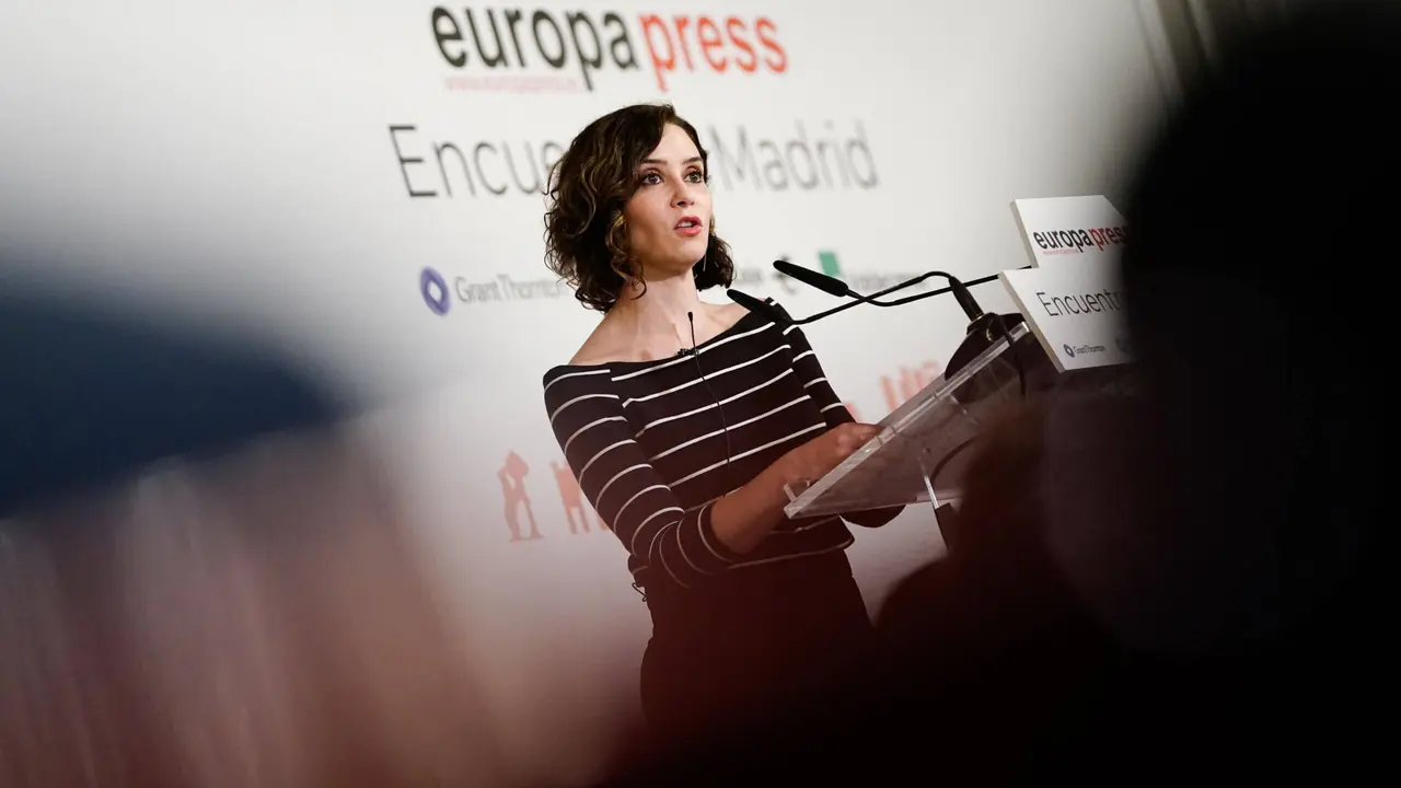 D&Iacute;AZ AYUSO PROTAGONIZA ENCUENTRO MADRID, EVENTO INFORMATIVO
ORGANIZADO POR EUROPA PRESS