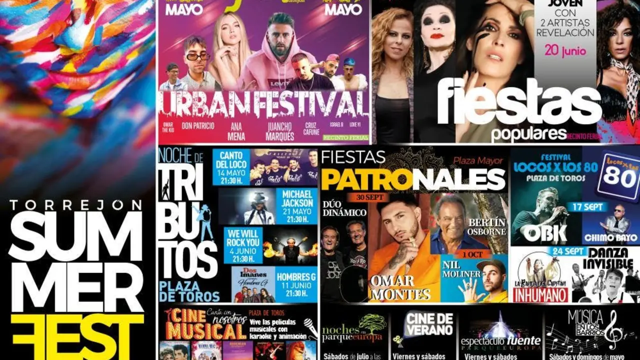 Cartel del Torrej&oacute;n Summer Fest 2022. 