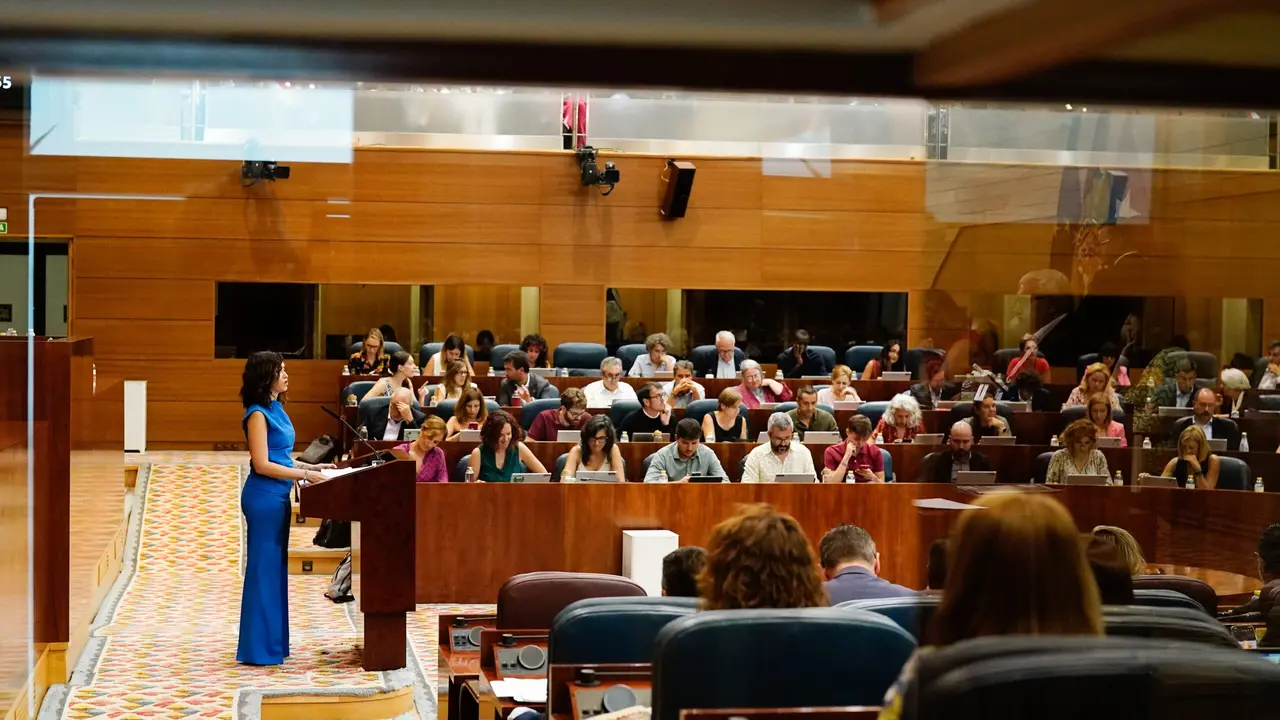 DIAZ AYUSO INTERVIENE EN LA PRIMERA JORNADA DEL DEBATE DEL ESTADO DE LA REGI&Oacute;N