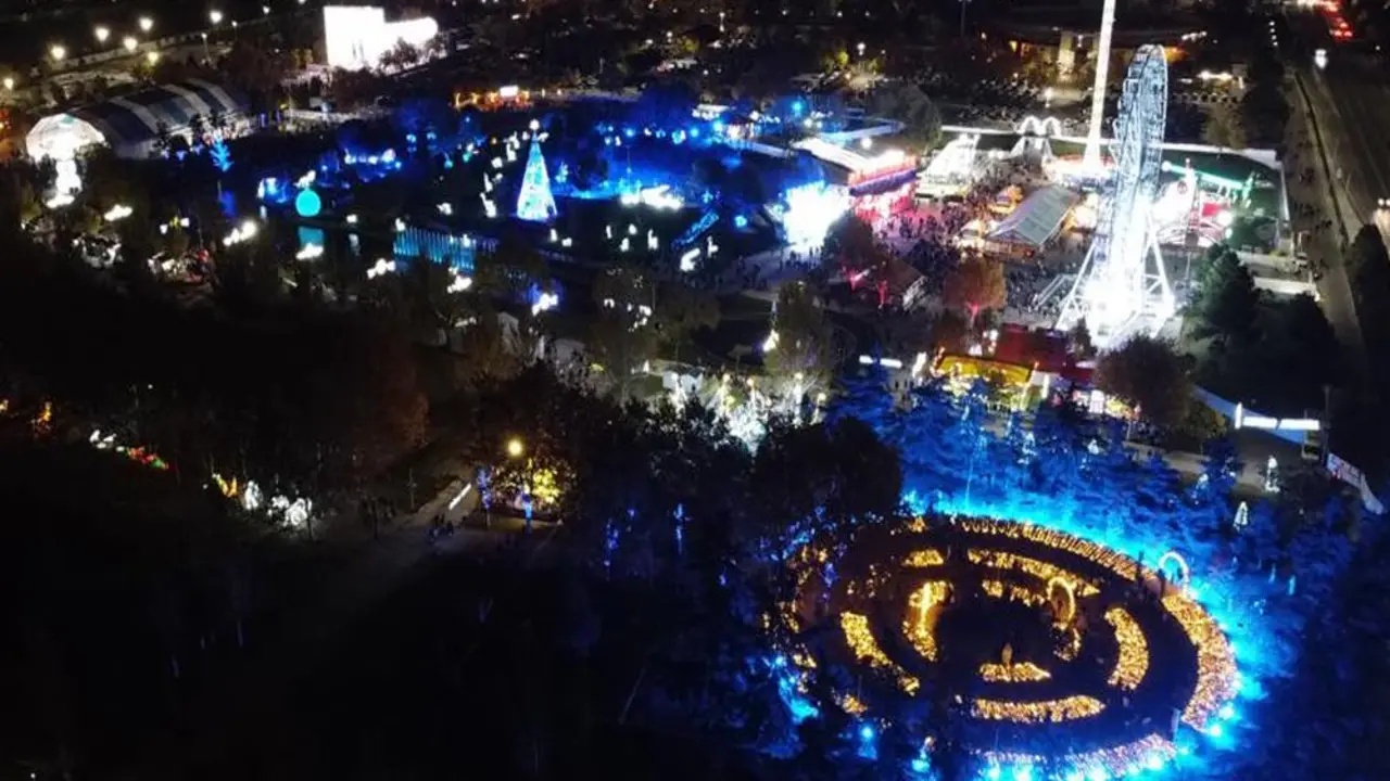 Bista a&eacute;rea del parque. 