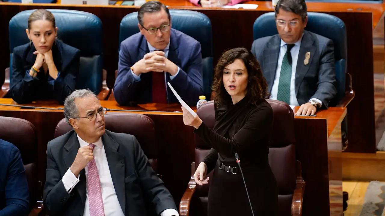 D&Iacute;AZ AYUSO, EN EL PLENO DE LA ASAMBLEA DE MADRID