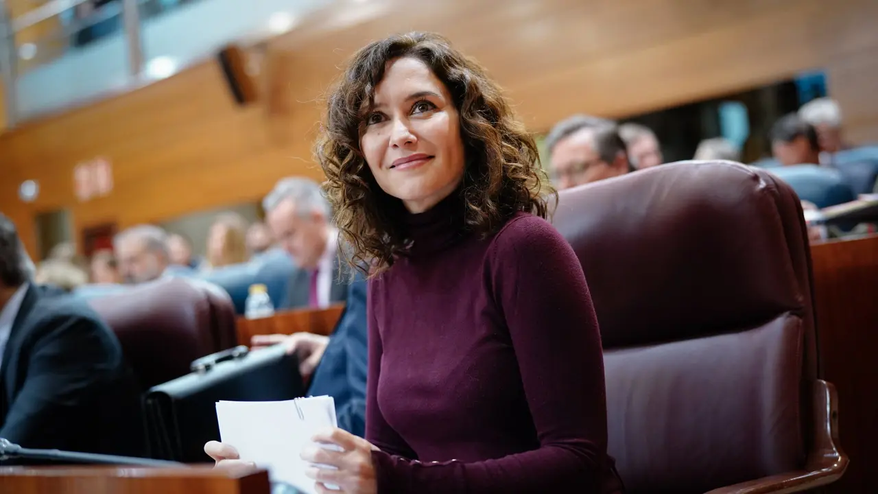 D&Iacute;AZ AYUSO, EN EL PLENO DE LA ASAMBLEA DE MADRID