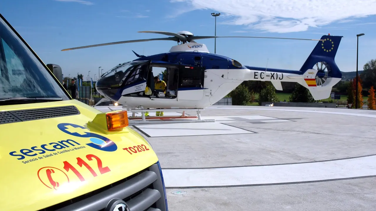 Talavera de la Reina, 26-Octubre-2009
Helipuerto del Hospital "Ntra. Sra. del Prado".
Foto: Abel Mart&iacute;nez. Sescam.