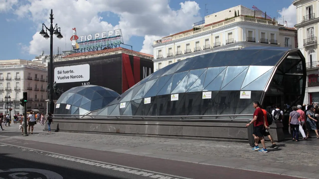 Puerta del Sol, Madrid, Spain. Tuesday, September 19, 2017