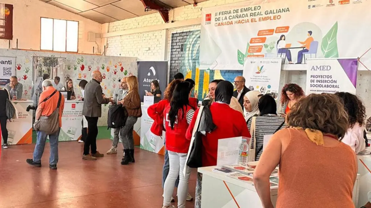 La II Feria de Empleo de la Ca&ntilde;ada Real busca impulsar la integraci&oacute;n laboral.