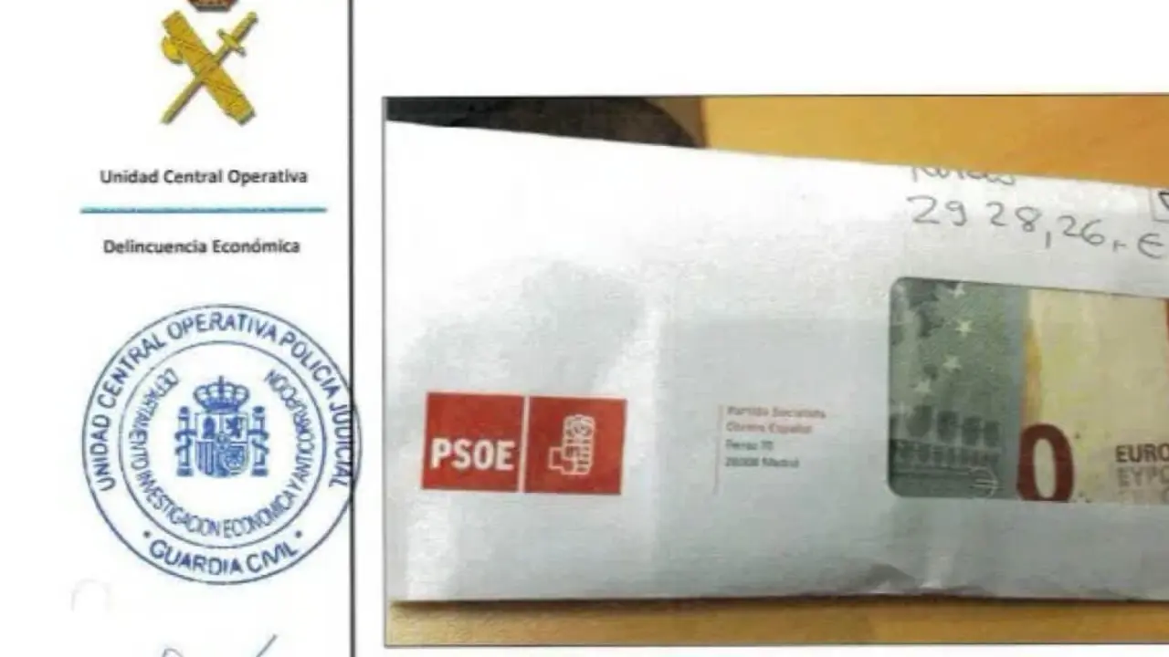 Documentaci&oacute;n de la Unidad Central Operativa sobre el PSOE.