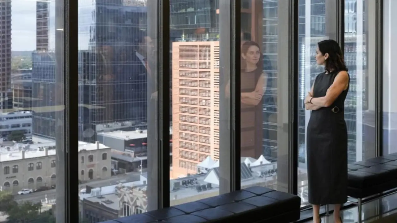 La presidenta de Madrid, Isabel D&iacute;az Ayuso, en su visita a Texas.