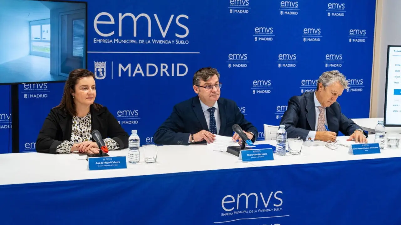 La EMVS celebra su tercer sorteo de viviendas asequibles en Madrid.